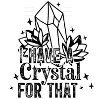I have a crystal for that #4576 Sublimation transfers - Heat
