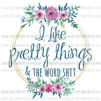 I like pretty things Sublimation transfers Heat Transfer
