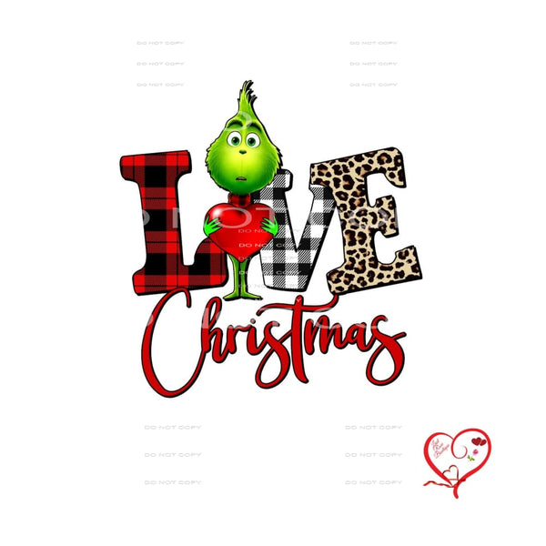 I love Christmas #7088 Sublimation transfers - Heat Transfer
