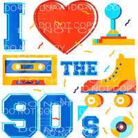 I Love The 90’s Roller Skate Cassette Tape Game Controller 