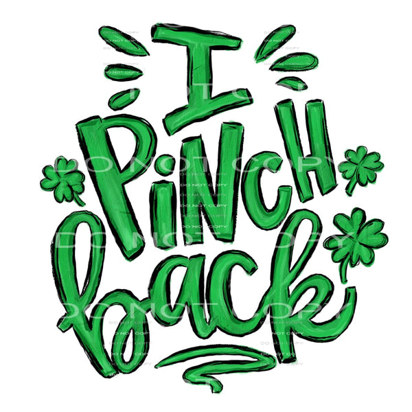 I Pinch back #4082 Sublimation transfers - Heat Transfer