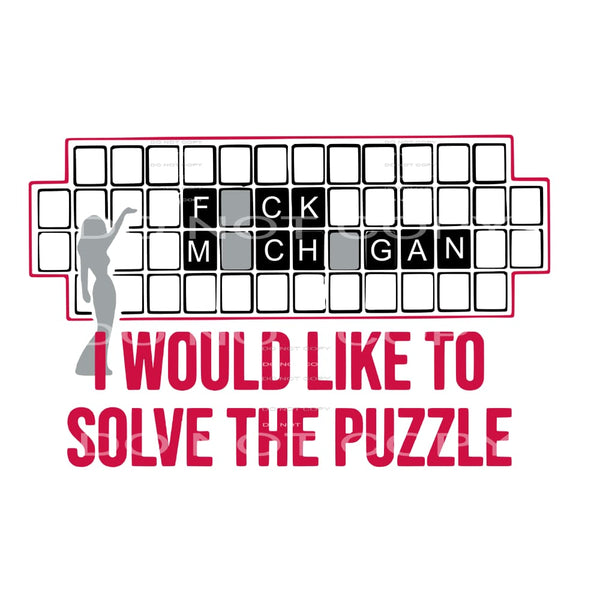 i would like to solve the puzzle michigan buckeyes # 12012