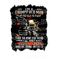 I’m A Grumpy Old Man Sublimation transfers - Heat Transfer