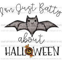 im just batty Sublimation transfers Heat Transfer