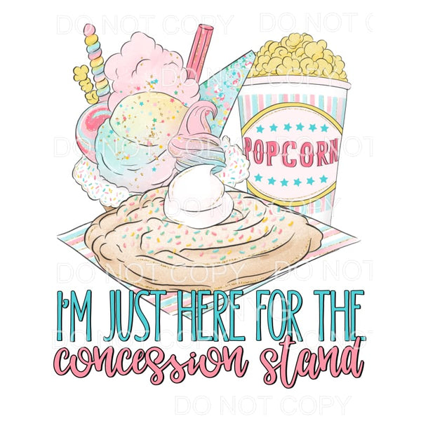I’m Just Here For The Concession Stand Popcorn Ice Cream 