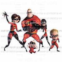 incredibles Sublimation transfers Heat Transfer