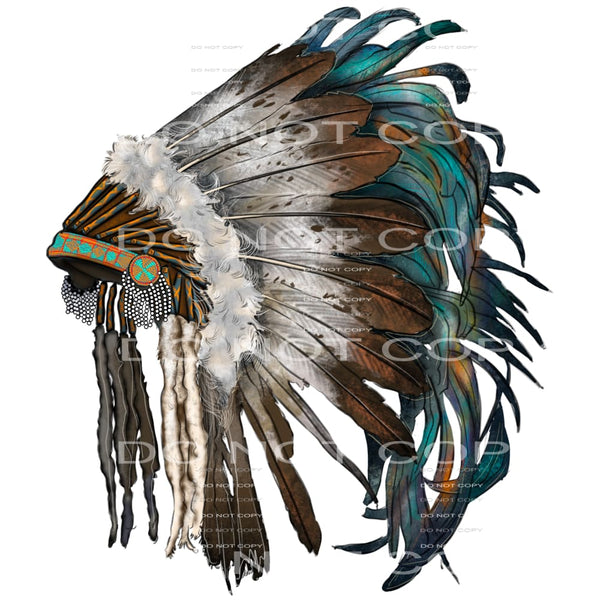 indian headdress #4419 Sublimation transfers - Heat Transfer