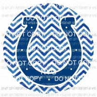 Indianapolis Colts chevron circle Sublimation transfers Heat Transfer