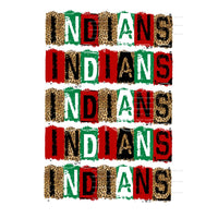 Indians # 66212 Sublimation transfers - Heat Transfer