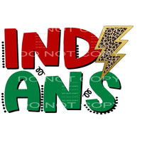 Indians # 66990 Sublimation transfers - Heat Transfer