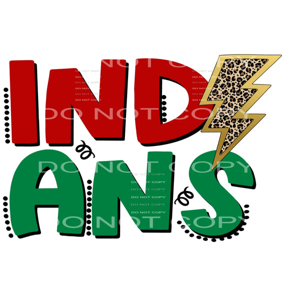 Indians # 66990 Sublimation transfers - Heat Transfer