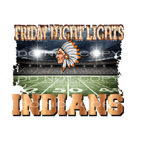 INDIANS Colors in dropdown menu Sublimation transfers - Heat