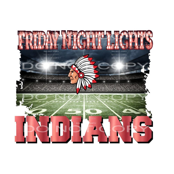 INDIANS Colors in dropdown menu Sublimation transfers - Heat