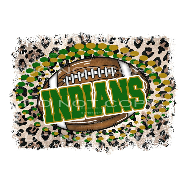 INDIANS FOOTBALL # 88310 Sublimation transfers - Heat 