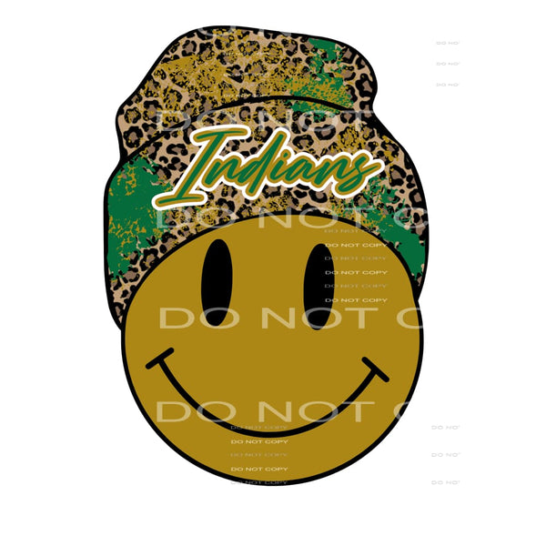Indians smile face # 22672 Sublimation transfers - Heat 