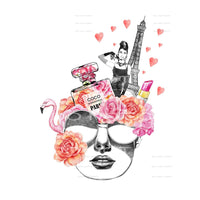 inspired coco chanel #7072 Sublimation transfers - Heat 