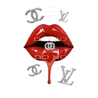 inspired LV and Chanel #7326 Sublimation transfers - Heat 