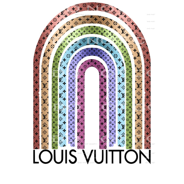 inspired LV Rainbow # 2 Sublimation transfers - Heat 