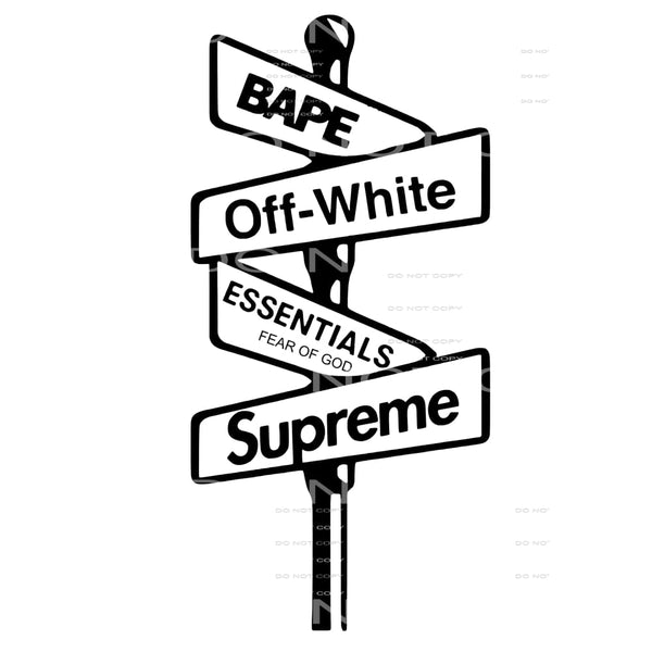inspired street sign # 8881 Sublimation transfers - Heat 