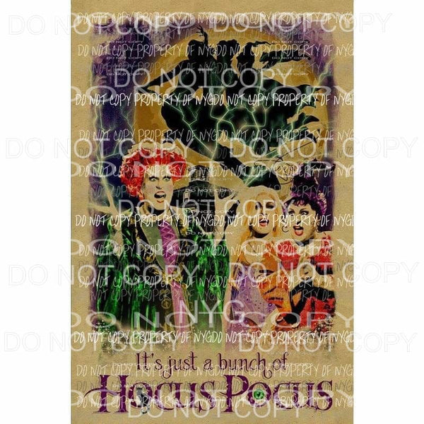 Its Just a Bunch of Hocus Pocus # 15 Sublimation transfers Heat Transfer