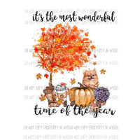 Its the most wonderful time of the year Pom Pom Sublimation transfers Heat Transfer