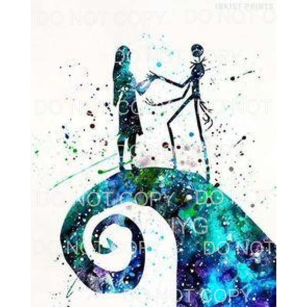 Jack and Sally Nightmare Before Christmas #1 Sublimation 