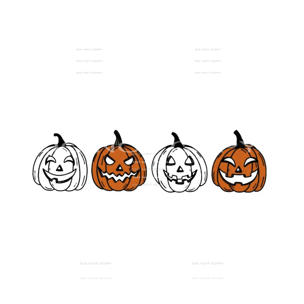 jack o lanterns #8626 Sublimation transfers - Heat Transfer