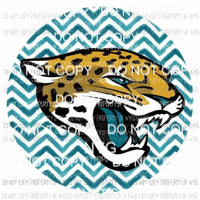 Jacksonville Jaguars chevron circle Sublimation transfers Heat Transfer