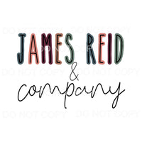 james reid and company # 498 Sublimation transfers - Heat 