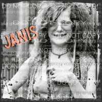 Janis Joplin #7 Sublimation transfers Heat Transfer