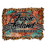 Jason Boland & The Stragglers Sublimation transfers - Heat 