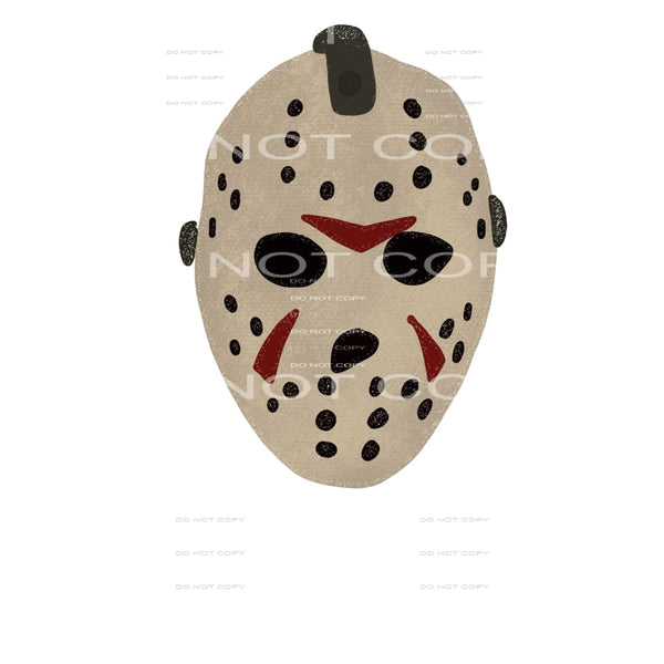 Jason mask #7627 Sublimation transfers - Heat Transfer