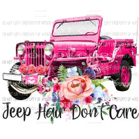 Jeep Hair number two Sublimation transfers Heat Transfer