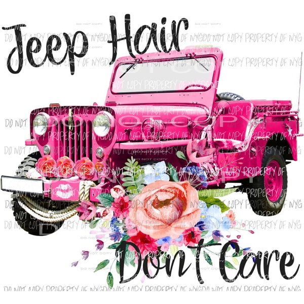 Jeep Hair Sublimation transfers Heat Transfer