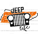 JEEP STATES All states in drop down menu sublimation transfer state Heat Transfer