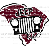 JEEP STATES All states in drop down menu sublimation transfer state Heat Transfer