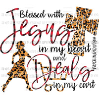 Jesus In My Heart Deals In My Cart Black Friday Christmas leopard buffalo plaid Sublimation transfers Heat Transfer