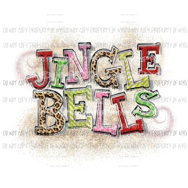 Jingle Bells 2 Sublimation transfers Heat Transfer