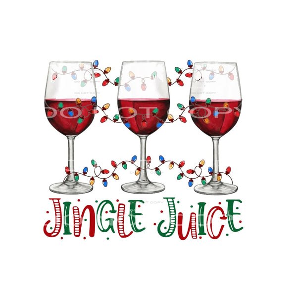 Jingle Juice Wine # 2081 Sublimation transfers - Heat 
