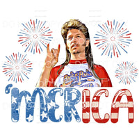 Joe Dirt # 4 Merica Sublimation transfers - Heat Transfer