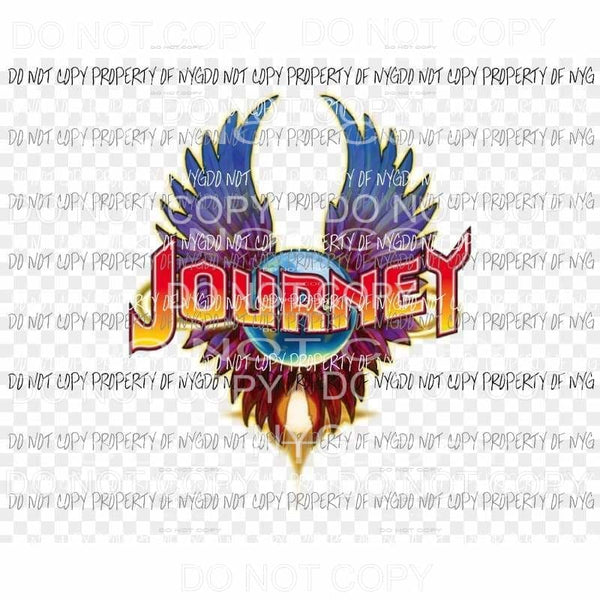 Journey #1 music band Sublimation transfers Heat Transfer