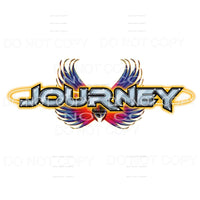 Journey Music Group 1980 s # 2 Sublimation transfers - Heat 