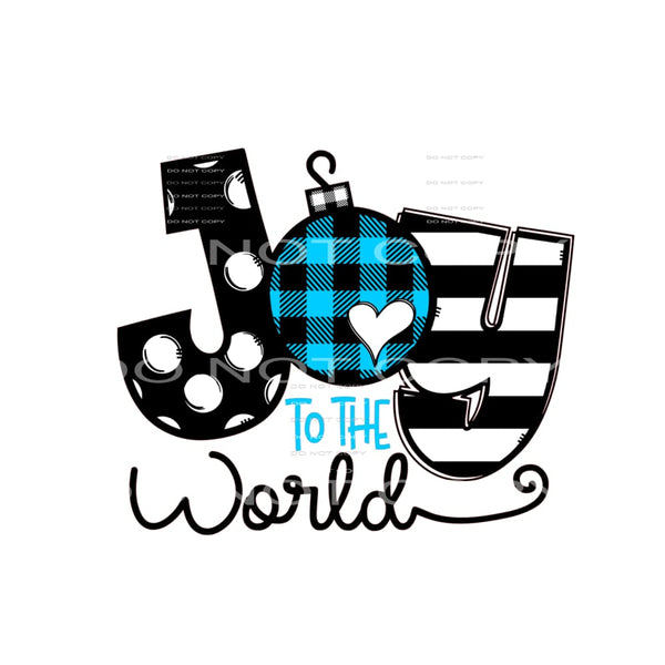 joy to the world #7376 Sublimation transfers - Heat Transfer