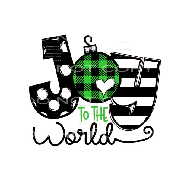 joy to the world #7411 Sublimation transfers - Heat Transfer