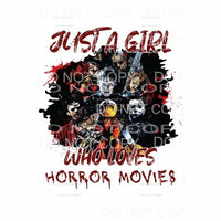 Just A Girl Who Loves Horror Movies Villains Collage #18 