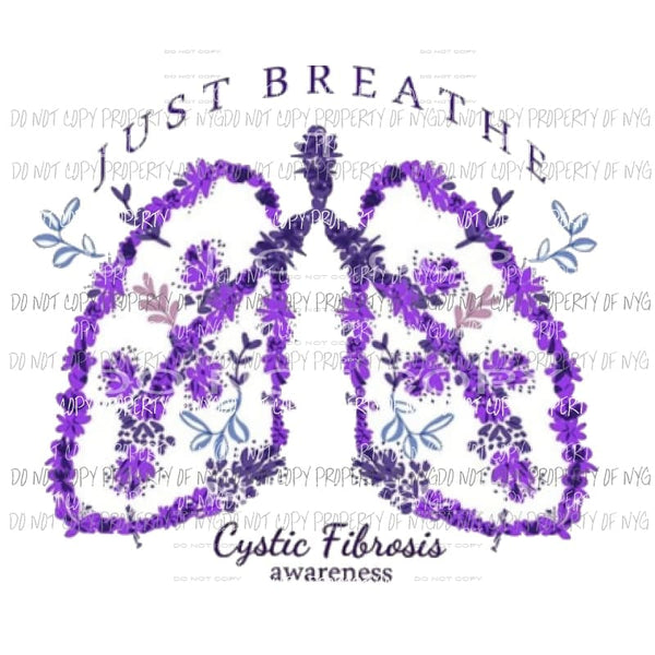Just breathe cystic fibrosis Sublimation transfers Heat Transfer