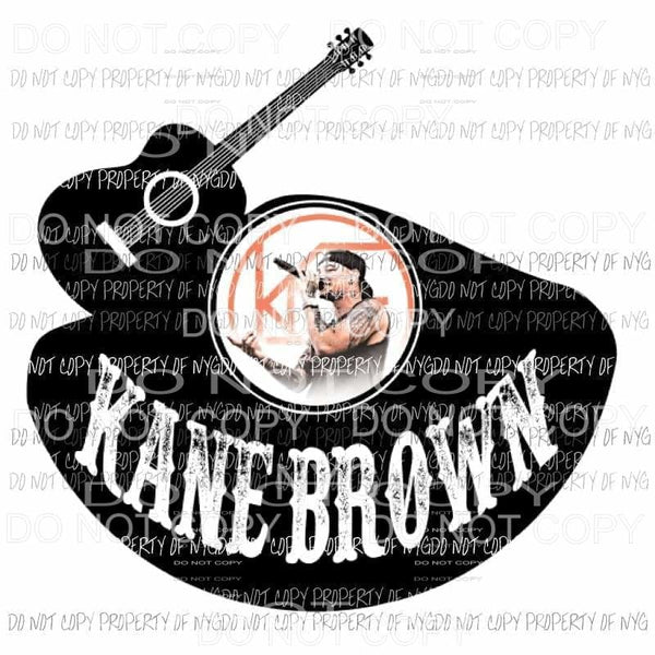 Kane Brown Record Sublimation transfers Heat Transfer