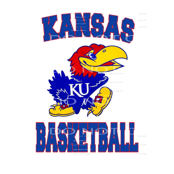 Kansas Basketball Jayhawks # 9 Sublimation transfers - Heat 