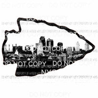 Kansas City Chiefs City arrowhead flowers Sublimation transfers Heat Transfer