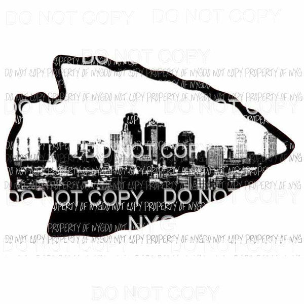 Kansas City Chiefs City arrowhead flowers Sublimation transfers Heat Transfer